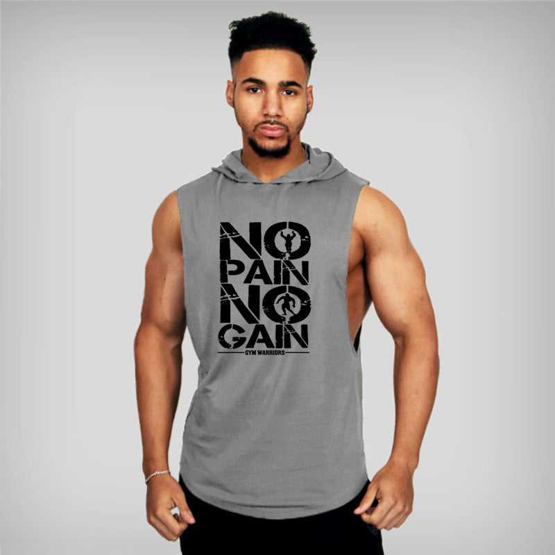 Small Round Neck Sports Training Men's Vest