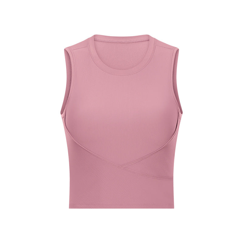 Yoga Wear Threaded Sports Top