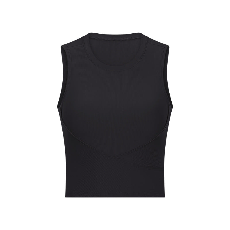 Yoga Wear Threaded Sports Top