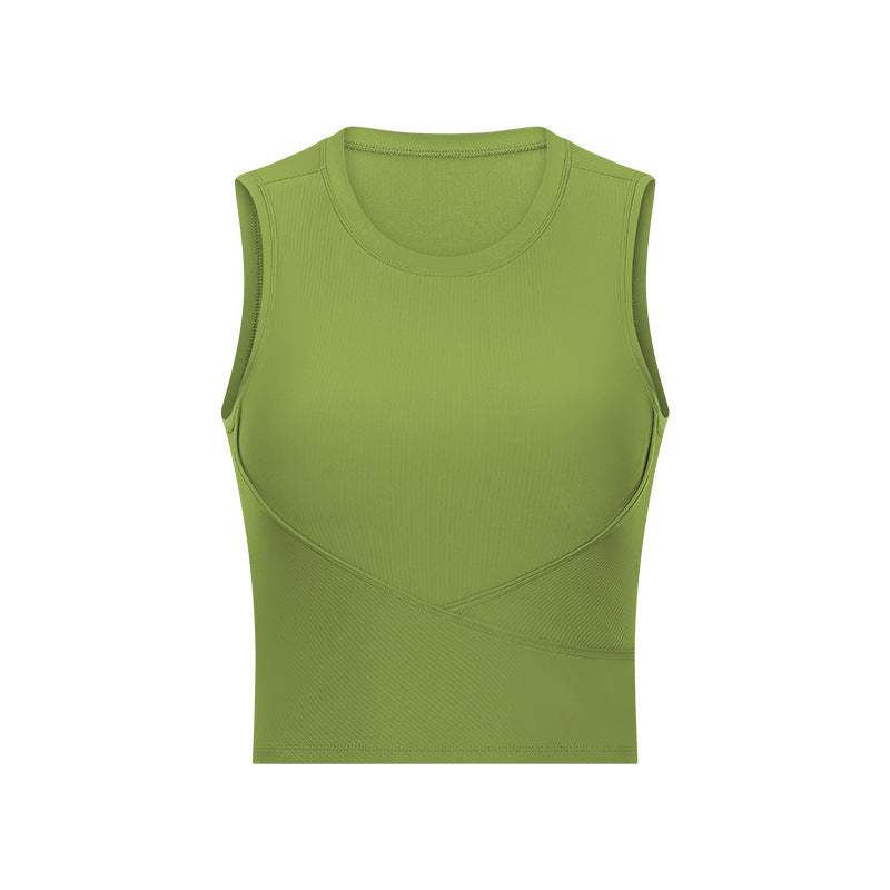 Yoga Wear Threaded Sports Top