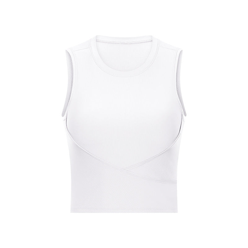 Yoga Wear Threaded Sports Top