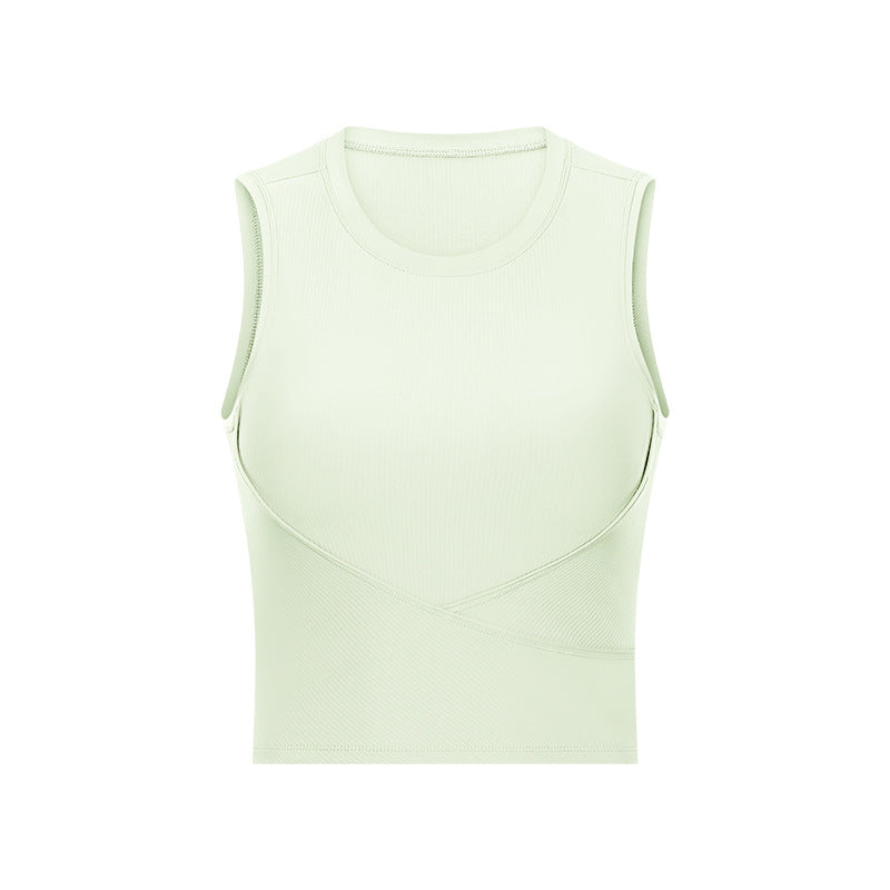 Yoga Wear Threaded Sports Top