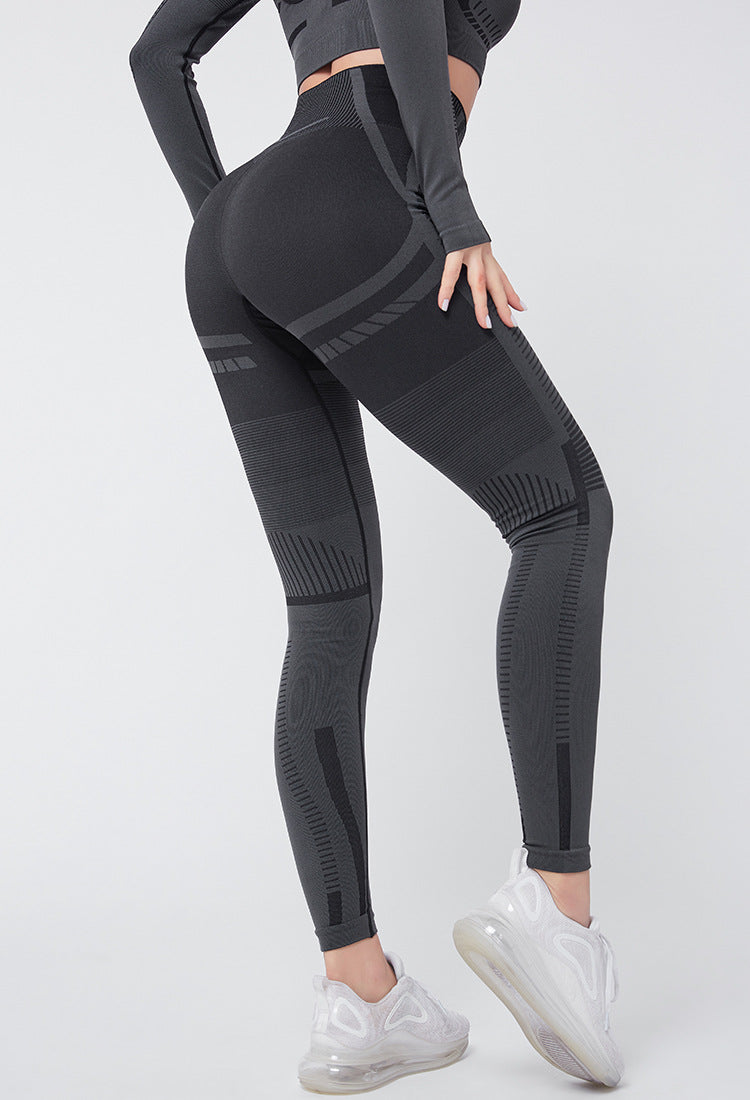 Sports yoga gym pants high waist