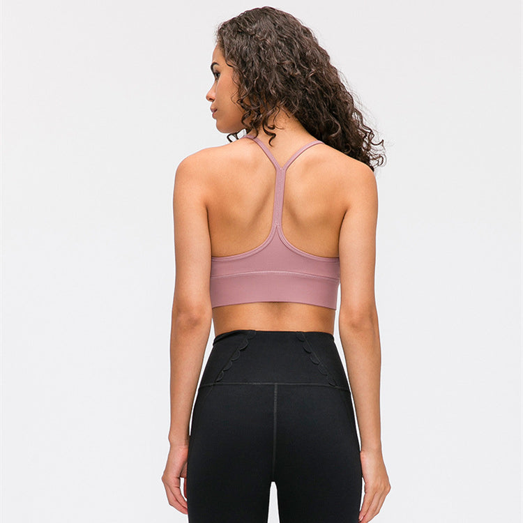 hollow back gym yoga sport pilates bra