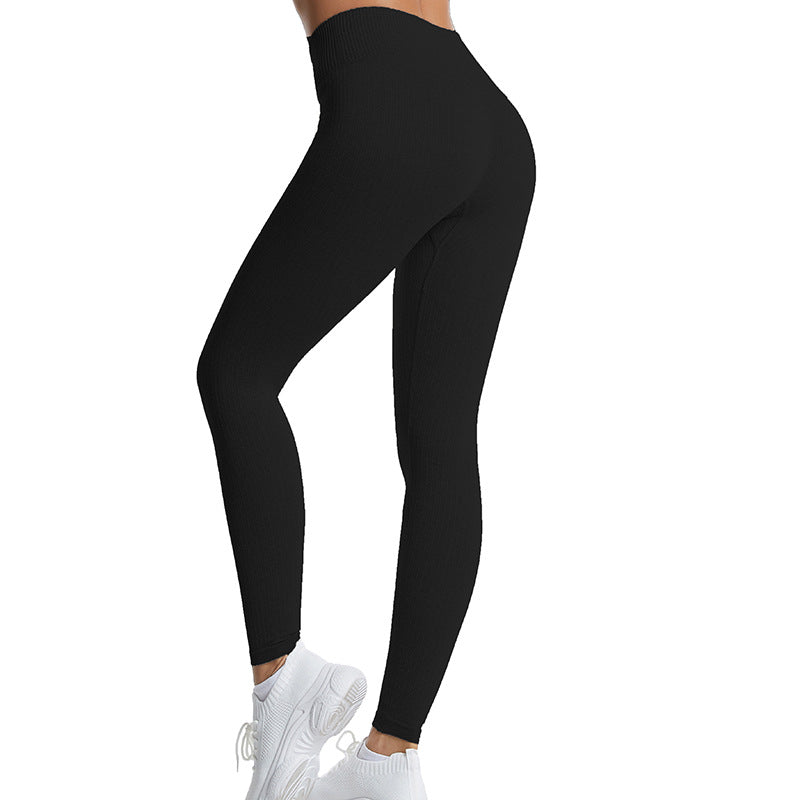 High Waisted Threaded Gym Pants