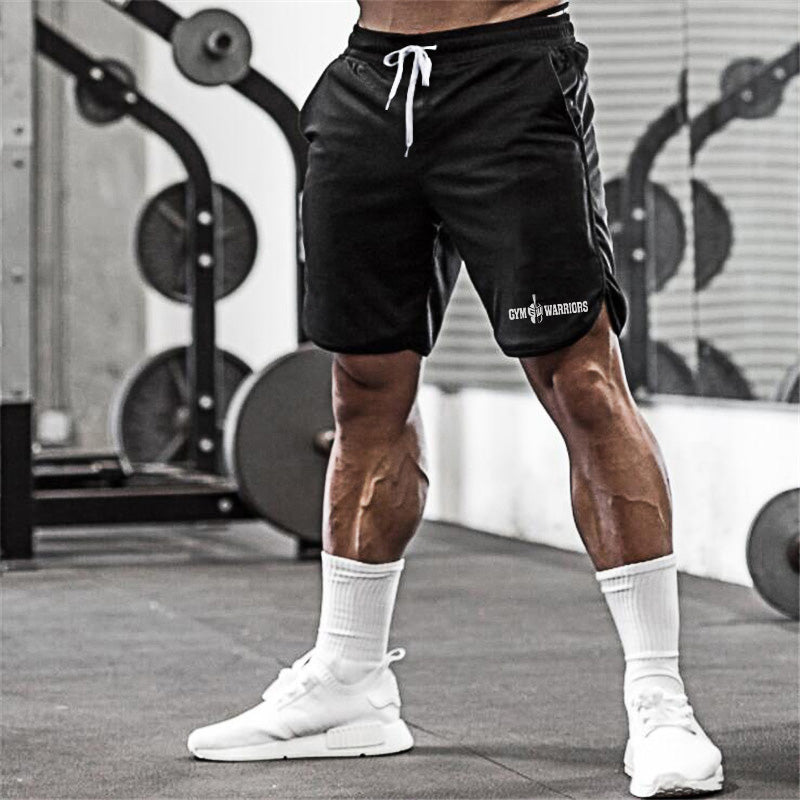 Fitness Shorts Men Gym Knee