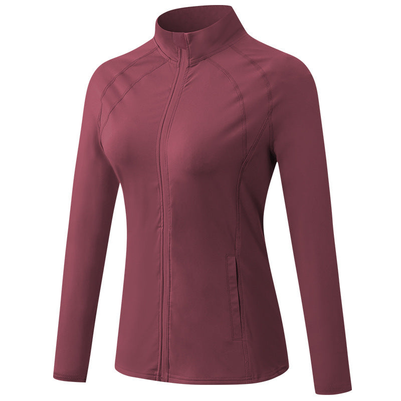 Sports Jacket Slim Fit Sports Yoga Long Sleeve